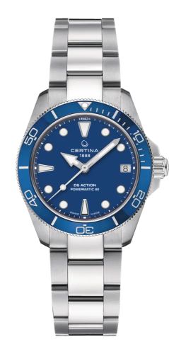 Certina DS Action Lady 34.5 Stainless Steel / Blue